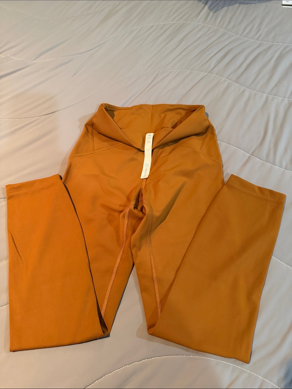 lululemon athletica High-Waist Leggings in Rust Orange